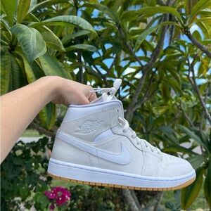 Nike White High-Top Sneakers